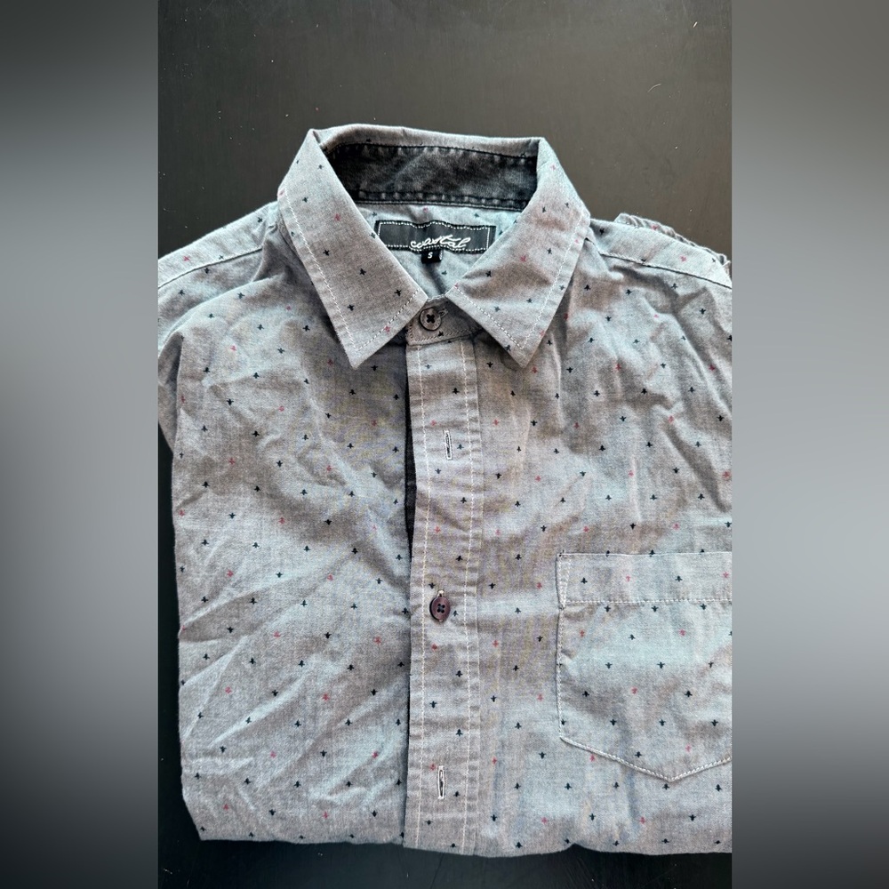 Coastal Clothing Co. Light Gray Men's Button Down Shirt